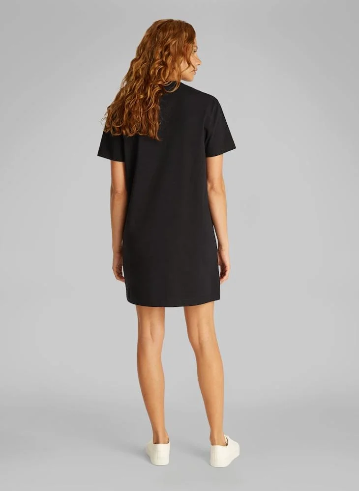 كالفن كلاين جينز Logo Crew Neck T-Shirt Dress