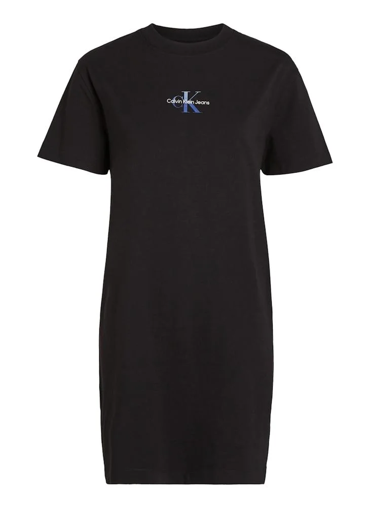 كالفن كلاين جينز Logo Crew Neck T-Shirt Dress