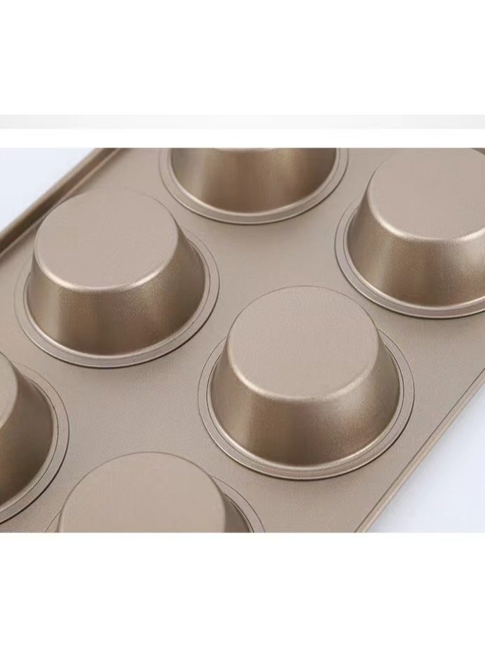 Premium Non-Stick Cupcake Pan, 12-Cup Muffin Tin, Steel Baking Supplies - Image 3