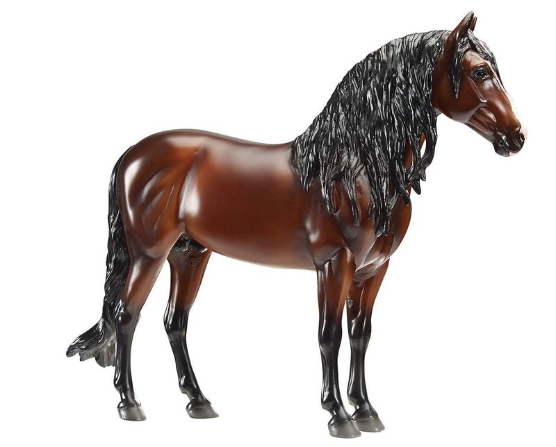 Breyer Traditional Series Dominante XXIX  Horse Toy Model  19 Scale  Model 1809 Brown Black White - Image 2