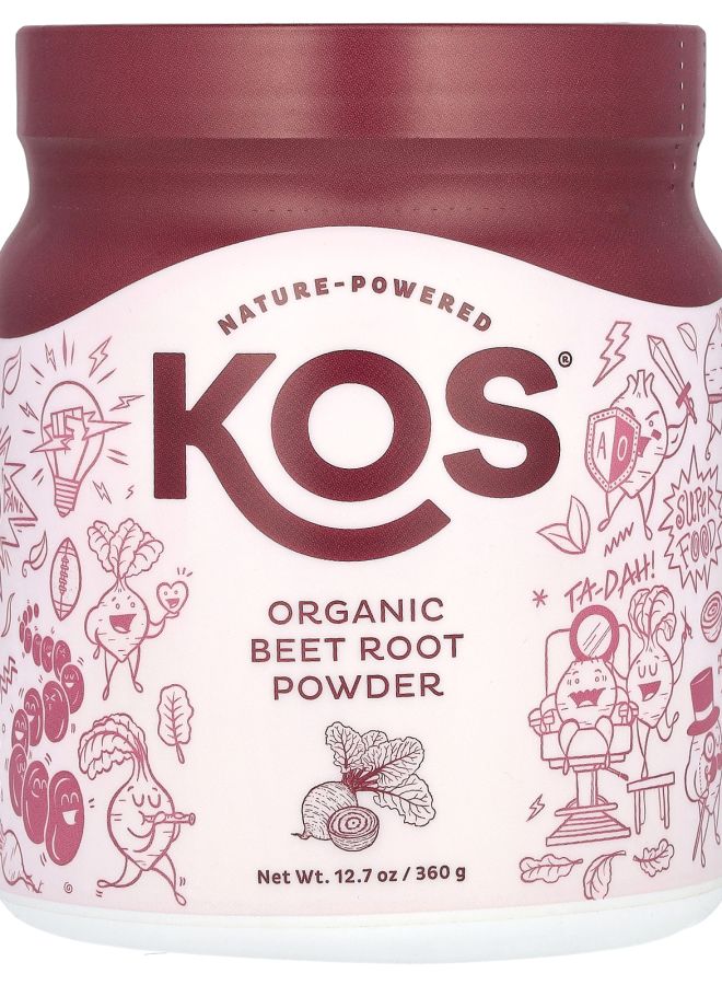 KOS Organic Beet Root Powder 12.7 oz (360 g)