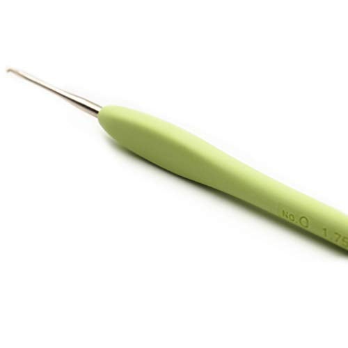 Clover 1220 Amour Steel Crochet Hook No. 0, 1.75mm , Green - Image 4