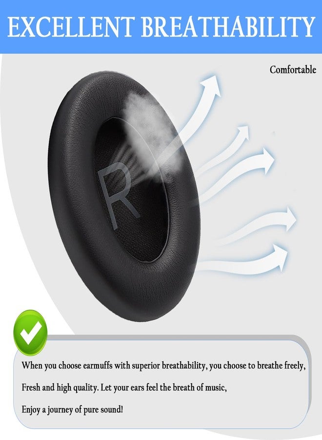 Adhiper Replacement Ear Pads for Bose 700/NC700 Wireless Headphones,NC700 Protein Leather Ear Cushions,Headphone Earpads with Memory Foam (Black - Image 5