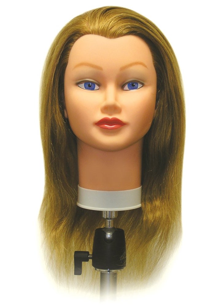 Burmax Celebrity Sam II Cosmetology Human Hair Manikin, Blonde 