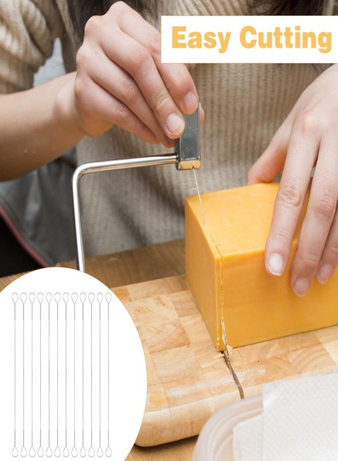 ValueBargain Cheese Slicer Wire, 10Pcs 5.5" Stainless Steel Cheese Cutter Wire Replacement for Cutting Egg & Butter, Ideal for Marble Slicing Board Easy to Use Convenient Efficient - Image 4