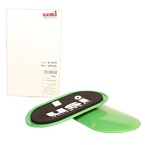 USI UNIVERSAL Exercise Slider, 1 Pair ESO Oval Exercise Core Sliders, Dual Sided Exercise Gliding Discs Use on Carpet or Hardwood Floors, Light and Portable, Perfect for Abdominal & Core Workouts - Image 4