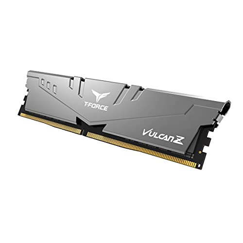 TEAMGROUP T-Force Vulcan Z DDR4 DRAM 16GB Kit (2x8GB) 3200MHz Desktop Memory Module (PC4-25600) CL16 Ram (Gray) - TLZGD416G3200HC16FDC01 - Image 5