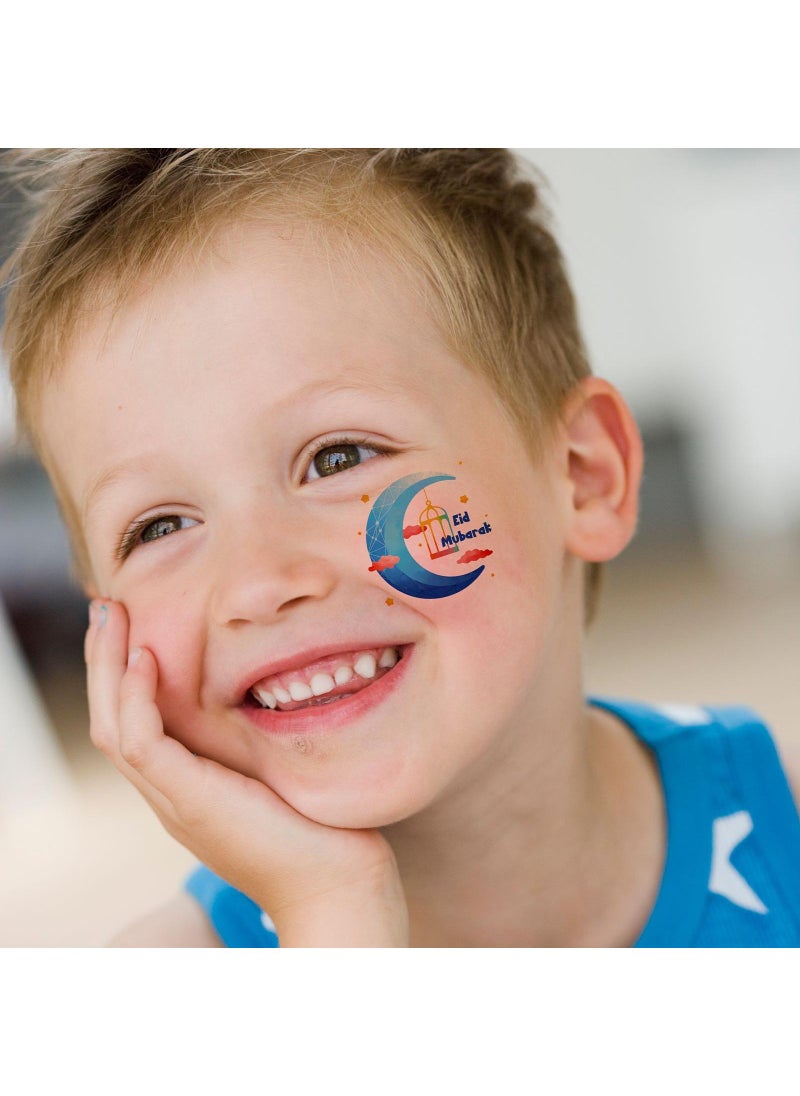 General Eid Mubarak Ramadan Waterproof Tattoo Stickers Party Stickers  - Image 4