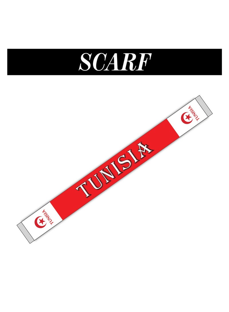 Tunisia Sports Combo Pack - Choose Your Perfect Combo - Cap - Scarf - Flag - Flag Pin - Drawstring Bag - Image 2