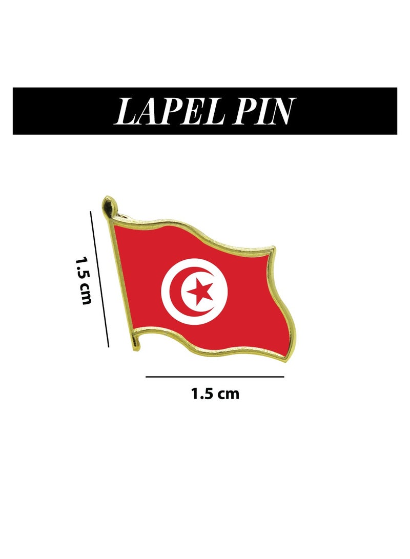 Tunisia Sports Combo Pack - Choose Your Perfect Combo - Cap - Scarf - Flag - Flag Pin - Drawstring Bag - Image 5