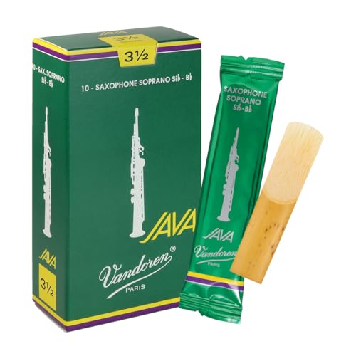 Vandoren SR3035 Soprano Sax JAVA Reeds Strength 3.5; Box of 10 - Image 1