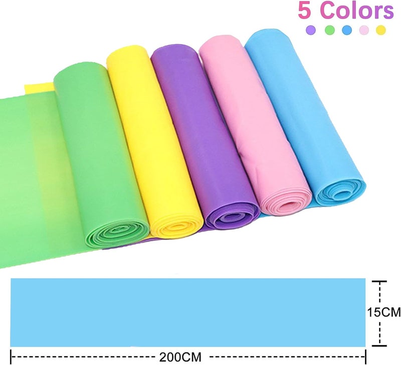 NeoStyle 5-Piece Resistance Bands Set for Home Fitness & Strength Training - Image 5