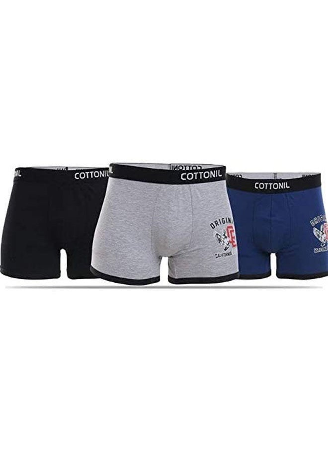 COTTONIL Mid-Rise Pack Of 3 Boxers