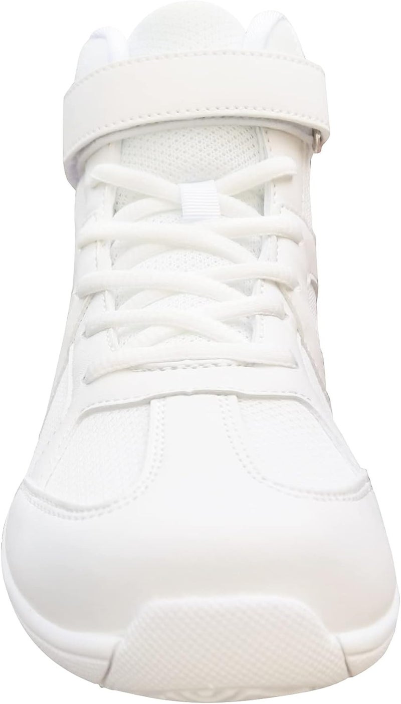 Danzcue Mid Top White Cheer Shoes - Image 5
