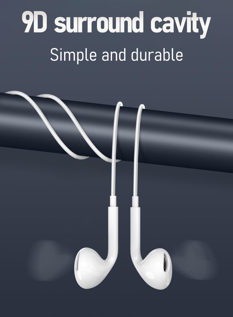 STEELCORE Wired Earphones - Super Clear Calls - Noise-Free Earphones Wired Type-C Port - In-Ear Earphones with Microphone - Compatible with iPhone16/15/iPad/Android/Laptop  - Image 5