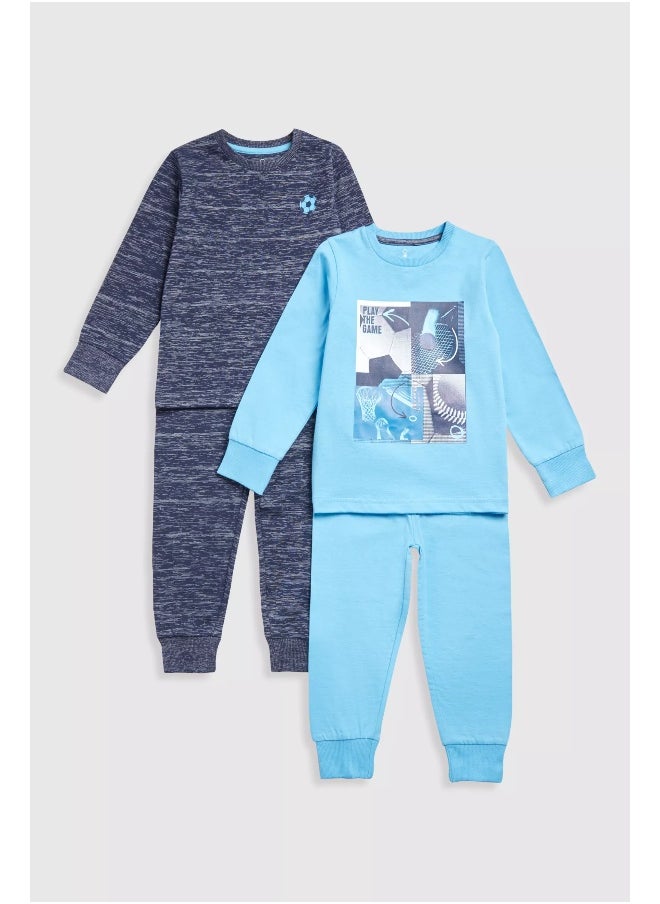 mothercare بيجامات كرة القدم - عبوة من قطعتين  - Image 1