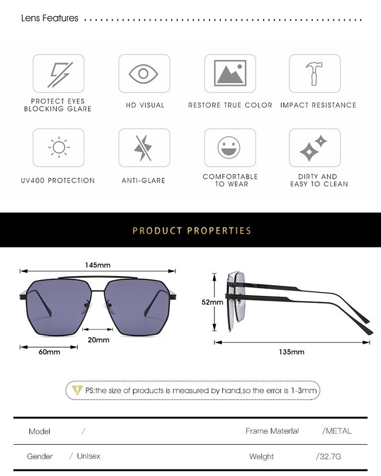 Sunglasses UV Protection Fashion 9501 - Image 4
