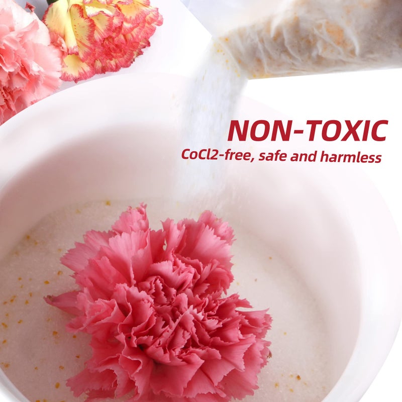Wisesorb (NET 2 LBS) Silica Gel Flower Drying, Silica Gel Flower Drying Crystals, Color Indicating Flower Drying Silica, Reusable Silica Gel for Drying Flowers - Image 3
