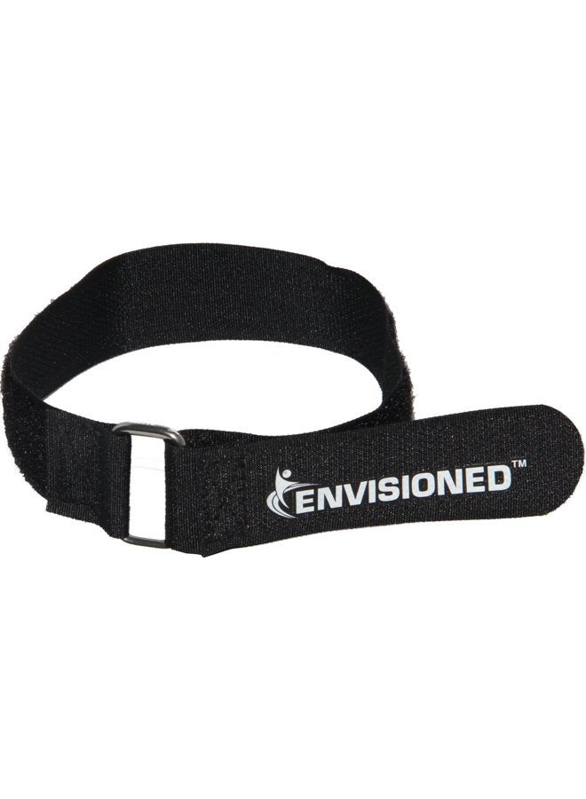ENVISIONED Premium Cinch Straps with Stainless Steel Metal Buckle, Reusable Durable Hook and Loop, Multipurpose Securing Straps - 8 Pack + 2 Bonus Original Cinch Straps - 1" x 30" (2.5cm x 75cm) - Image 1