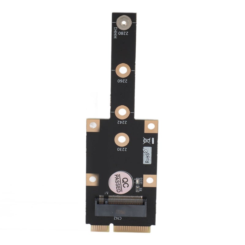 محول M.2 NVME SSD 2230/2242/2260/2280 - تركيب سهل وتشغيل فوري - محول Mini PCIE لترقية نظام Mini PCIE الكامل الطول - Image 2