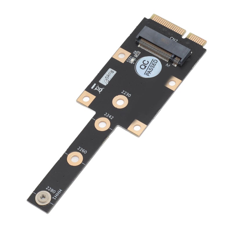 محول M.2 NVME SSD 2230/2242/2260/2280 - تركيب سهل وتشغيل فوري - محول Mini PCIE لترقية نظام Mini PCIE الكامل الطول - Image 5
