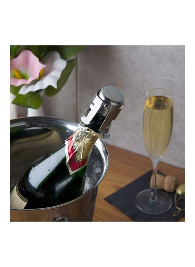 نيبمينينت فتاحة السدادات المحكمة الإغلاق من الستانلس ستيل فضي - Image 2