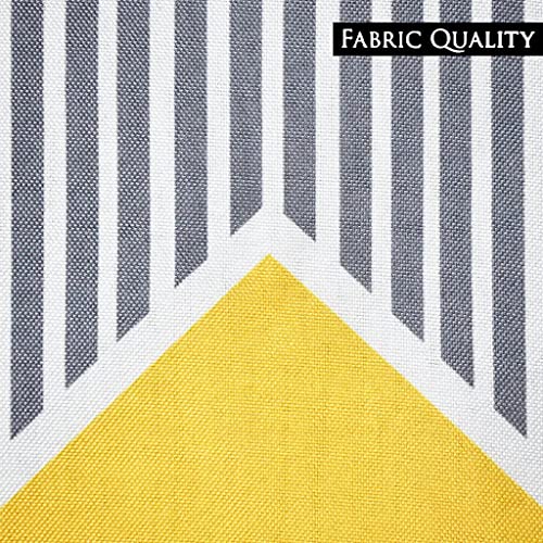 FABANE Imported Rectangular Canvas Cushion Cover (12 x 18 inches) Set of 2 Pcs & Rectangle Cushion Covers uses in Bedroom,Living Room,Sofa,Couch & Office (12x18 inch, Yellow) - Image 4