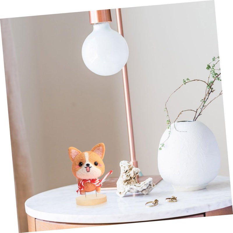 Wooden Doll Display Stand 6 Pack Compact Stable Holder for Crochet Dolls - Image 3