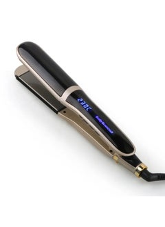 Professional hair straightener BA-401, with plate technology coated with nourishing oils and keratin effect, digital screen to display temperature, fast heating, lightweight and easy to use, professional design ideal for home or salon use