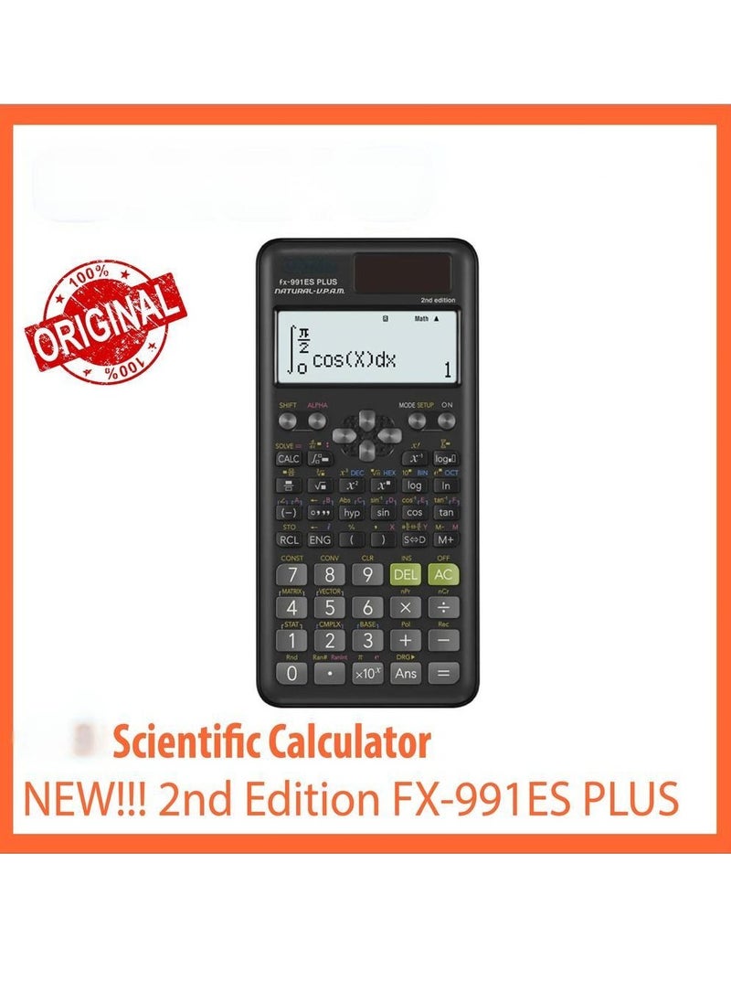 CSIRO FX-991ESPLUS-2 2nd Edition Function Scientific Calculator - Black  - Image 1