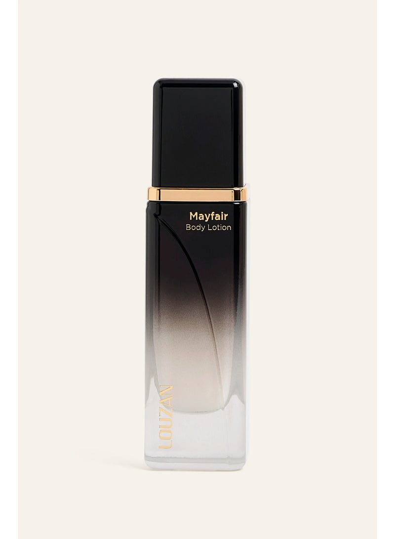 Louzan Mayfair Body Lotion – Iris, Vanilla & Leather 120ml - Image 2
