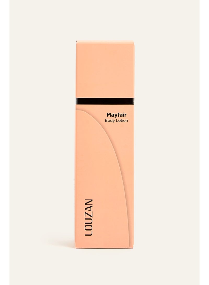Louzan Mayfair Body Lotion – Iris, Vanilla & Leather 120ml - Image 3