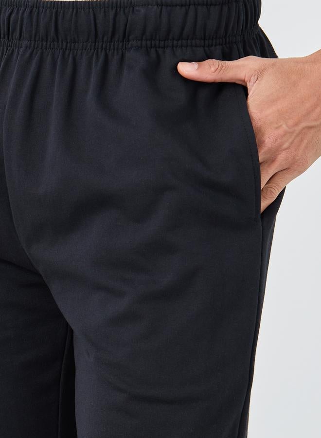 Styli Pack of 2 - Solid Terry Relaxed Fit Elasticated Cuff Joggers - Image 4