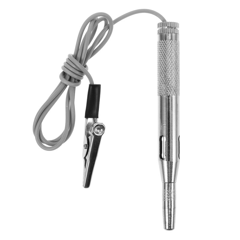 Automotive Battery Tester 12v Circuit Tester Electric Test Light with Silver Handle for Car and Motorcycle Electrical System Diagnostics - Image 1