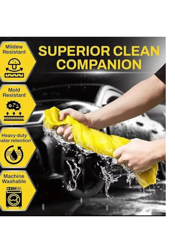 منشفة تنظيف من الشمواه للسيارة / 5 قطع - Image 3