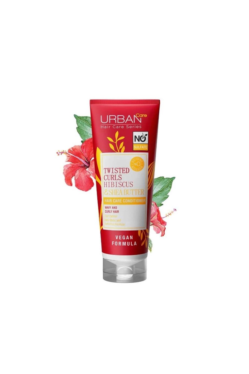 Hibiscus & shea butter hair care shampoo special for curly and wavy hair - sulfate-free - 250ml - Image 2