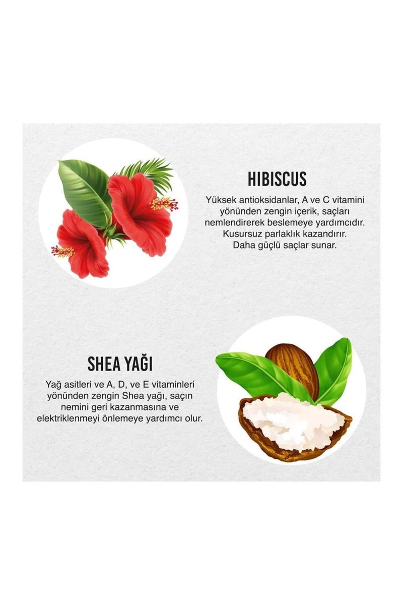 Hibiscus & shea butter hair care shampoo special for curly and wavy hair - sulfate-free - 250ml - Image 3
