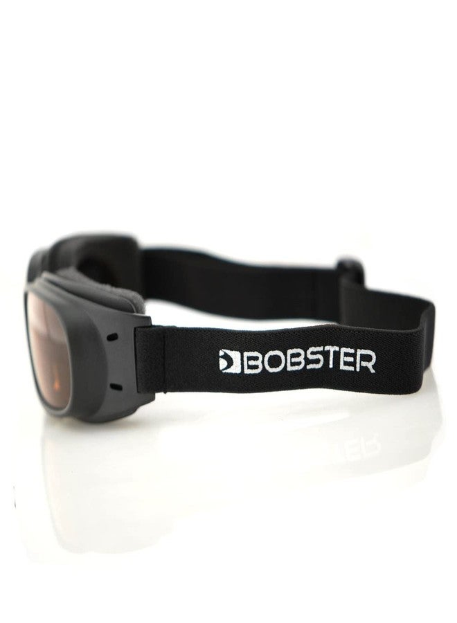 Bobster ® Piston, Matte Black Frame, Amber Lens - Image 3