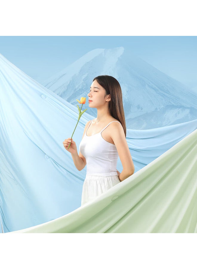 Fuanna Summer Quilt, Class A Cooling Comforter, Double-size Air Conditioning Quilt, Washable, Thin Summer Blanket, 200×230cm - Image 4