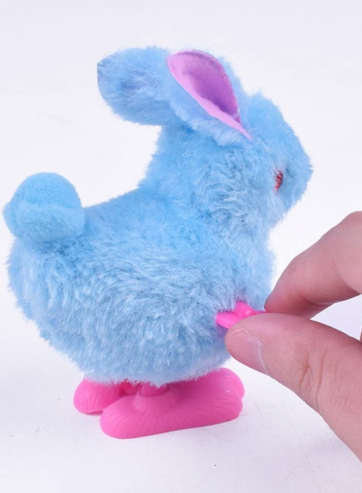 Excefore Bunny Jumping Chick Wind Up Toy, 8 Pcs Novelty Chicken Hopping Windup Toy for Kids, Egg Hunt Basket, Stocking Stuffers, Party Favors, Birthdays - Image 3