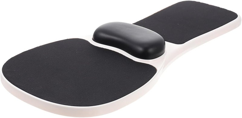 WOONEKY Memory Foam Wrist Rest Mouse Pad with Desk Expansion Board, Ergonomic Arm Support for Computer Elbow Comfort, Compatible with Office Desk and Chair Use - Image 1