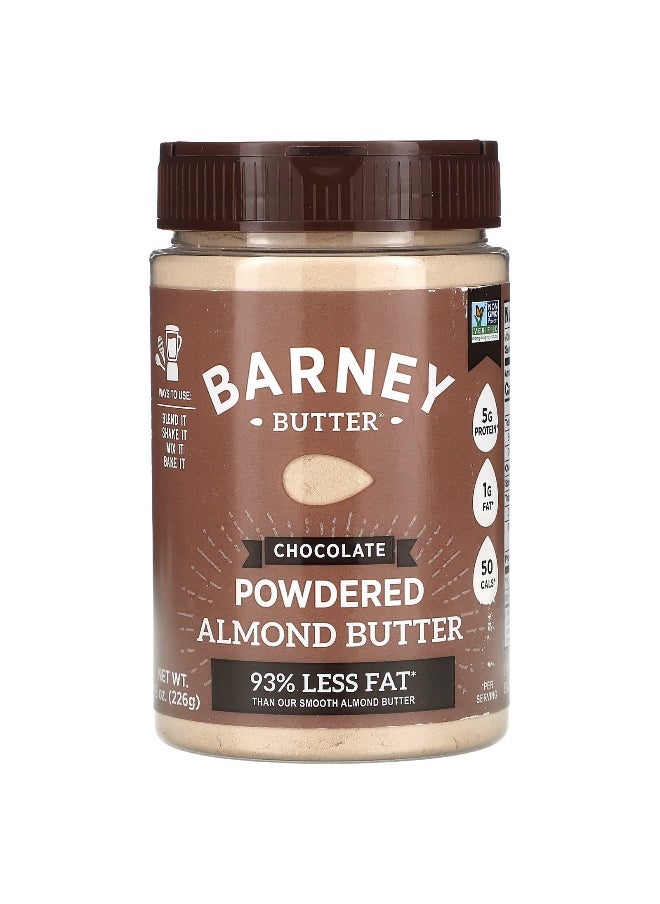 Barney Butter Barney Butter, Powdered Almond Butter, Chocolate, 8 oz (226 g)  - Image 1