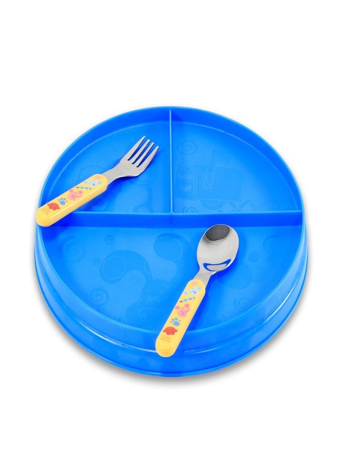 Blue's Clues Dinnerware Set for Kids - 2 Pack Kitchen Accessories 2 Sided Plates, Plus Stickers, More | Blue's Clues Plates for Boys, Girls, Kids - Image 4