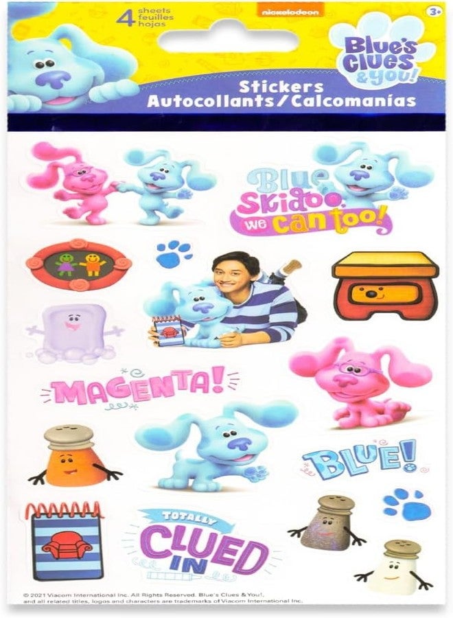 Blue's Clues Dinnerware Set for Kids - 2 Pack Kitchen Accessories 2 Sided Plates, Plus Stickers, More | Blue's Clues Plates for Boys, Girls, Kids - Image 5