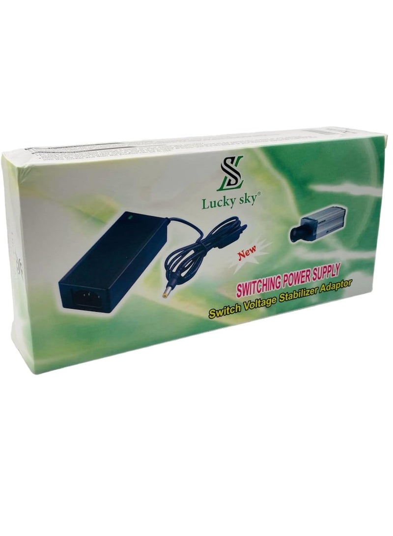 Lucky Sky 1PC 12V 10A ، محول امدادات الطاقة AC / DC تبديل الطاقة في المملكة المتحدة التوصيل لطابعة 3D LED سائق CCTV نظام الأمن مراقب الكمبيوتر وأكثر من ذلك. (12 فولت 10) - Image 4