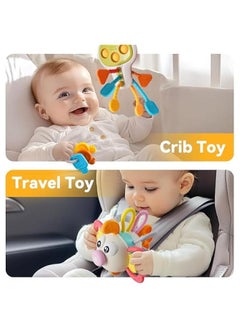 Generic Baby Toy 6-12 Month, Infant Fish Teething Sensory Toy, Toddler Busy Key Activity Fidget Toys, Montessori Learning Development, Carseat Travel Birthday Gift 9 18M 1 2 Year Old Girl Boy  - Image 5