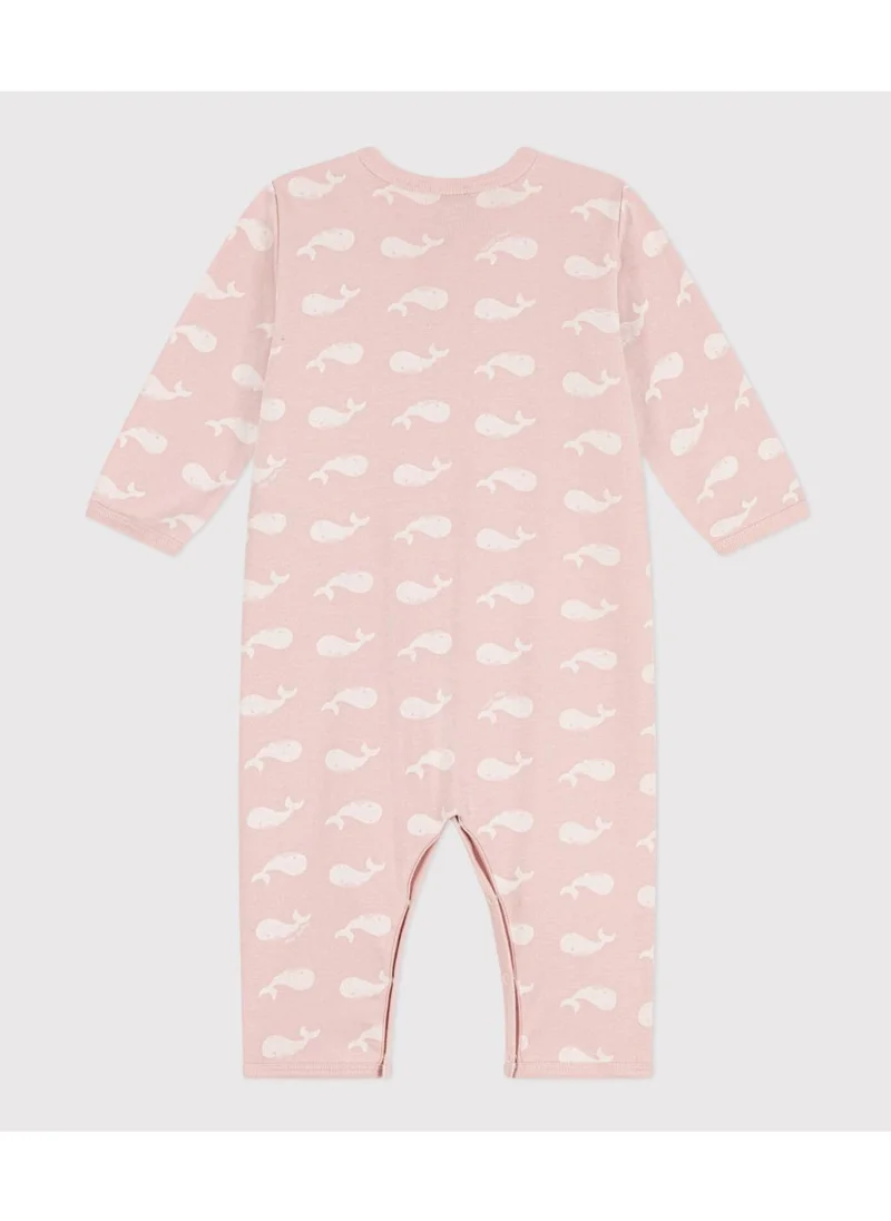 Petit Bateau Babies' Printed Footless Cotton Sleepsuit