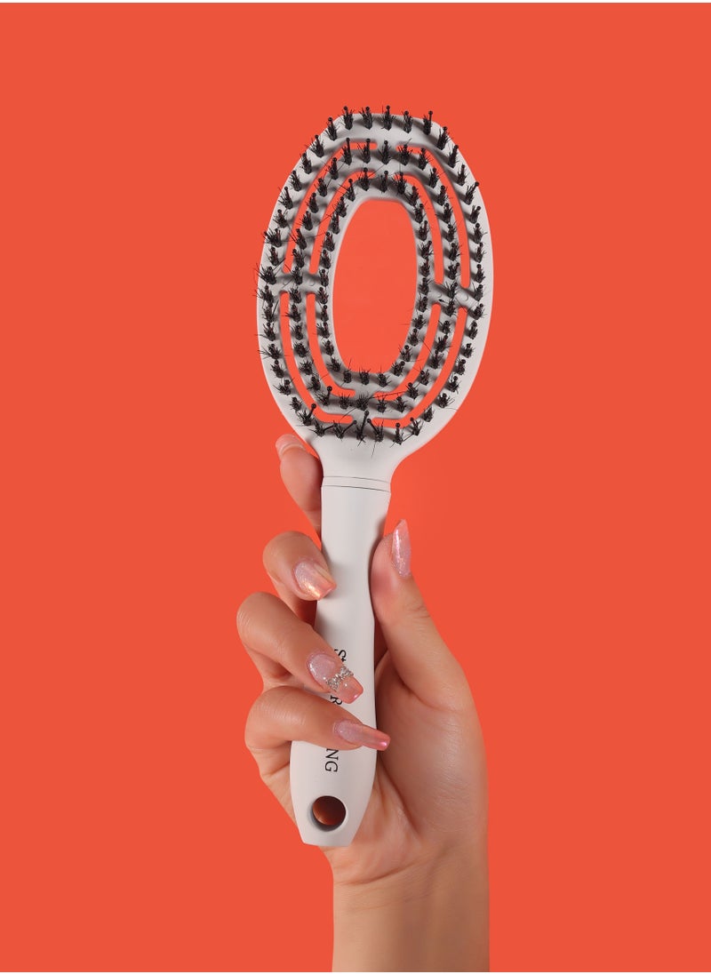 Sister Young - Sister Young COCO Hairbrush (White) - Image 1