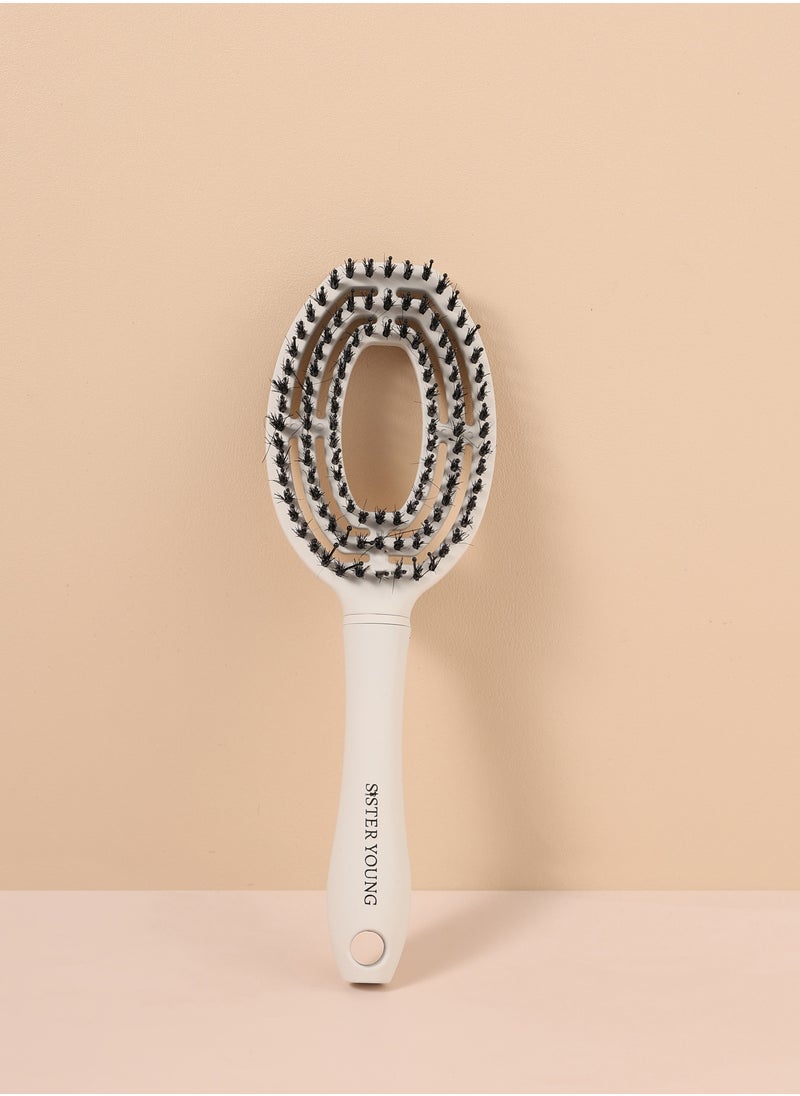 Sister Young - Sister Young COCO Hairbrush (White) - Image 1