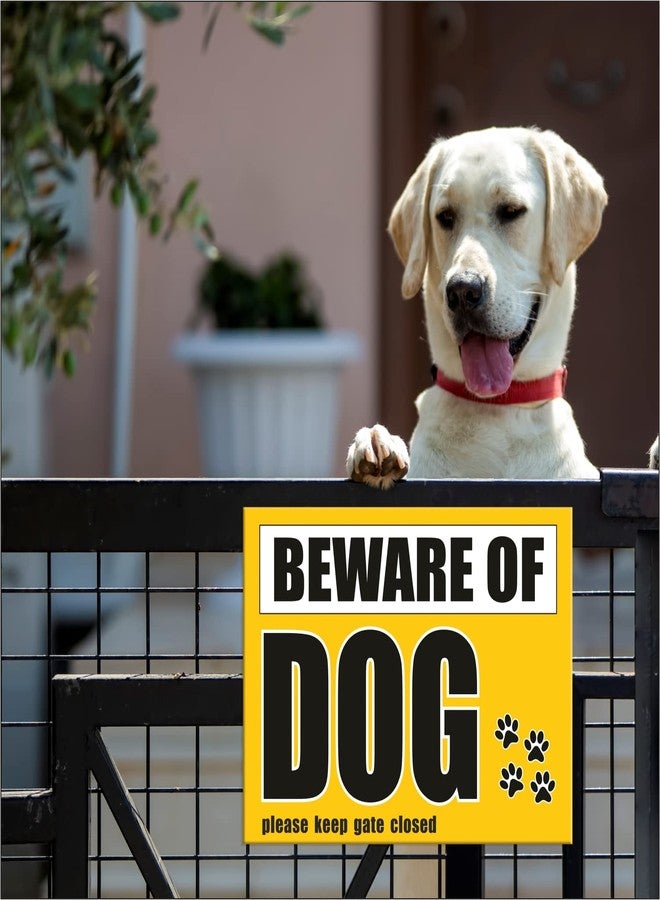 PRINTELLIGENT Sign Board Beware Of Dog (Theme - 37) - Image 3